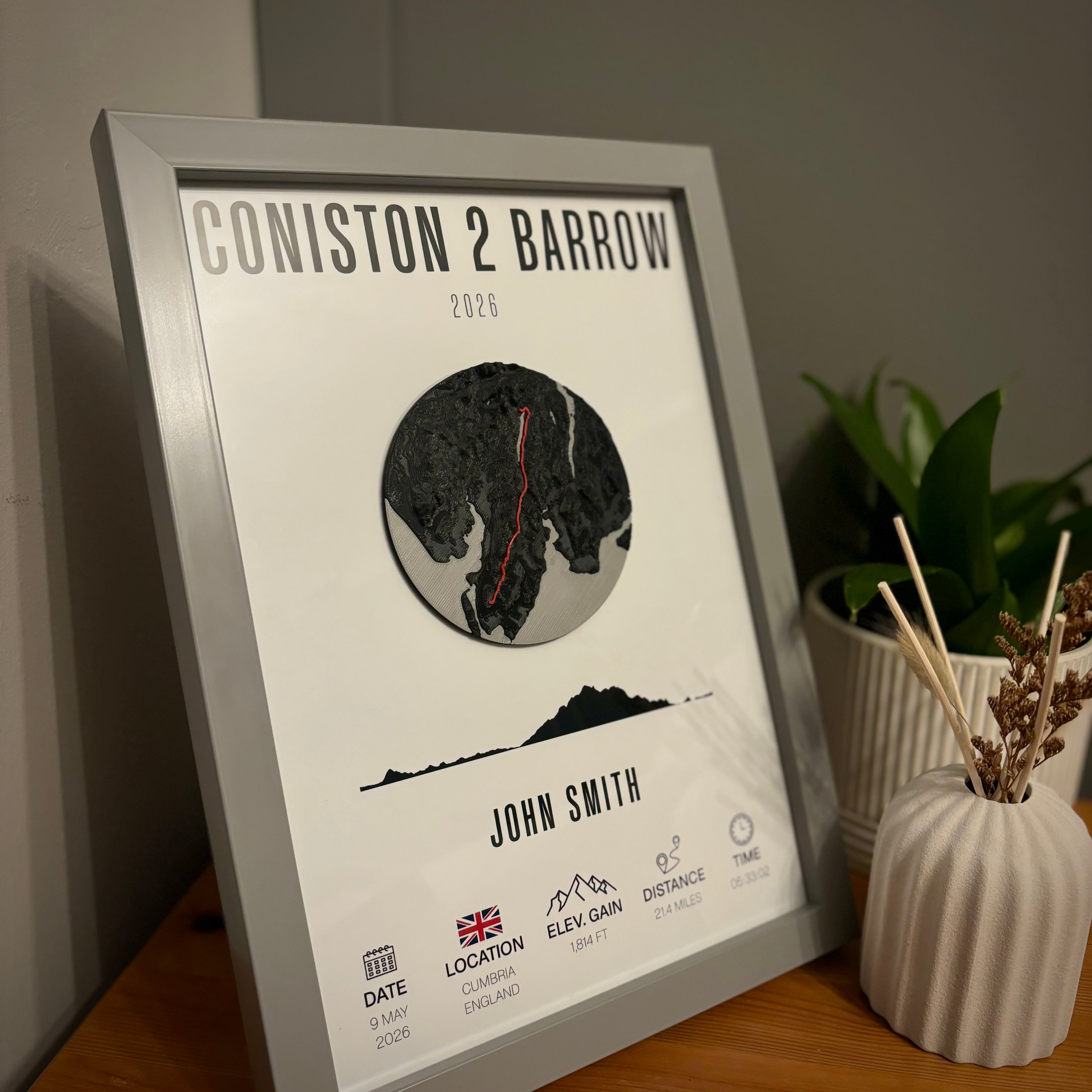 Coniston 2 Barrow Commemorative Artwork