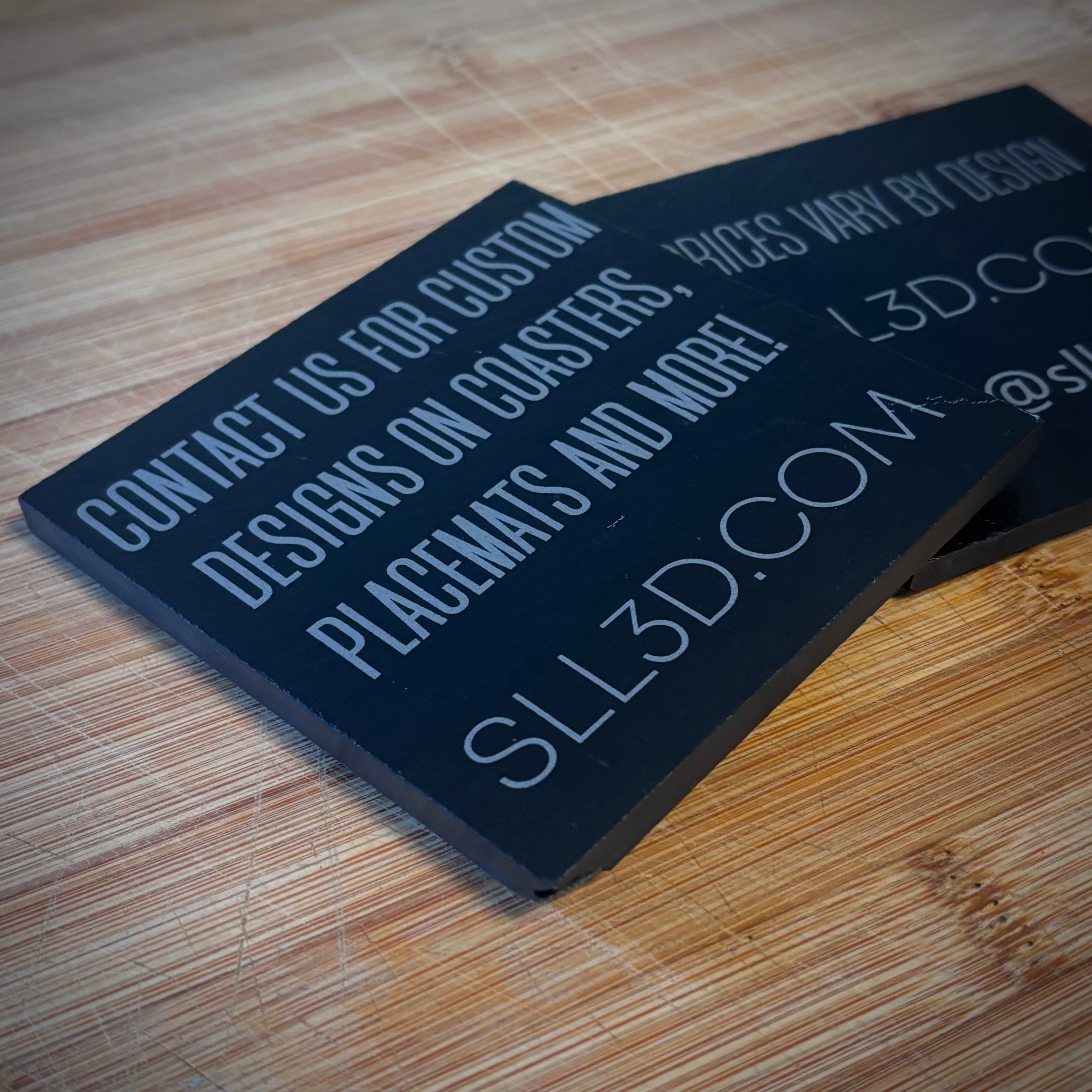 Custom Slate Coasters