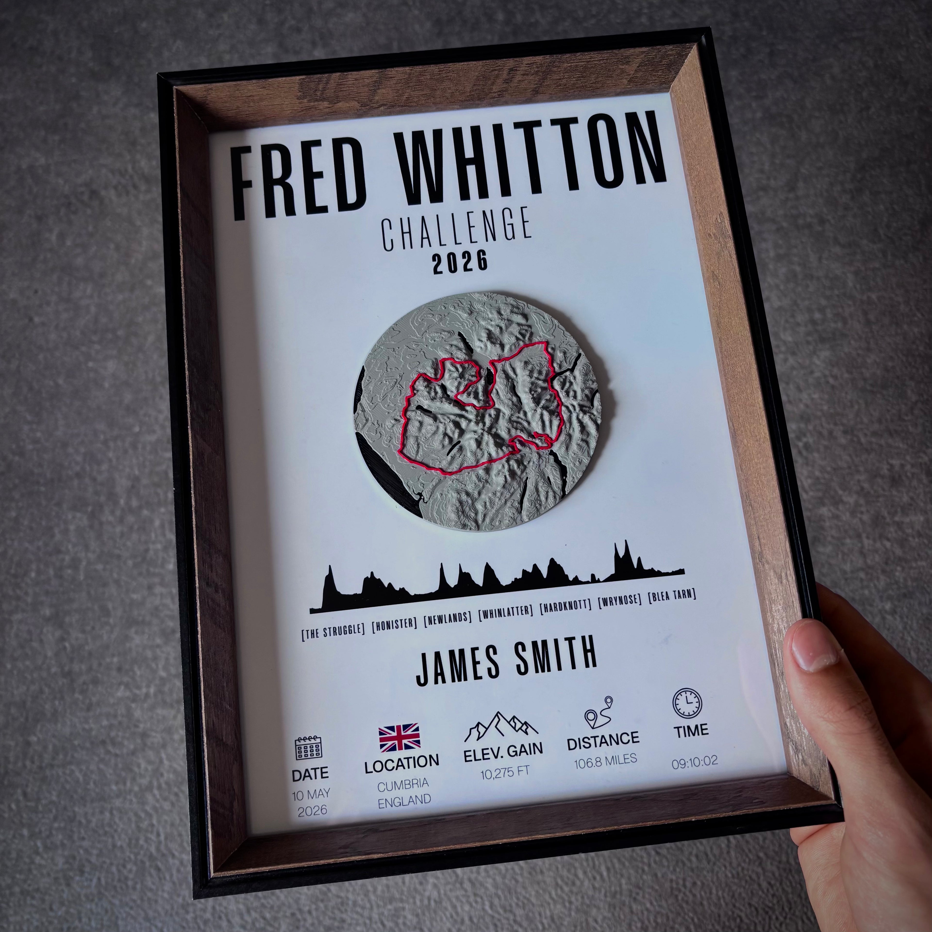 Fred Whitton Challenge Commemorative Artwork